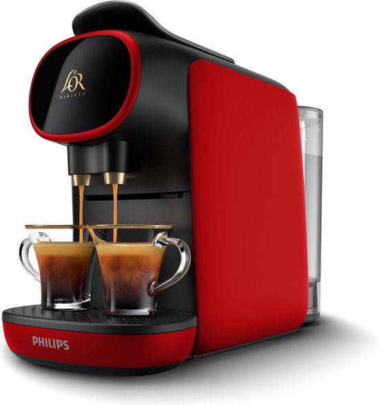 Philips L'Or Barista Sublime Limited Edition LM9012/51 - Koffiecupmachine - voor L'Or Espresso Barista Koffiecups - Rood Zwart(Goud, Rood, Zwart)