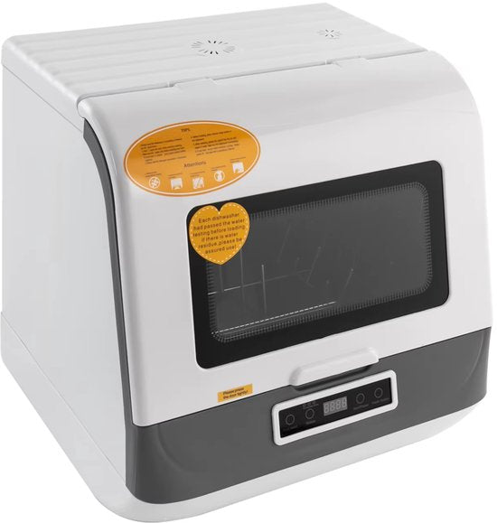 Merkloos / Sans marque VIEMAE Mini vaatwasser - Vaatwasser vrijstaand - Vrijstaande vaatwasser - Kleine vaatwasser - Draagbaar - 220V - 800W - Wit